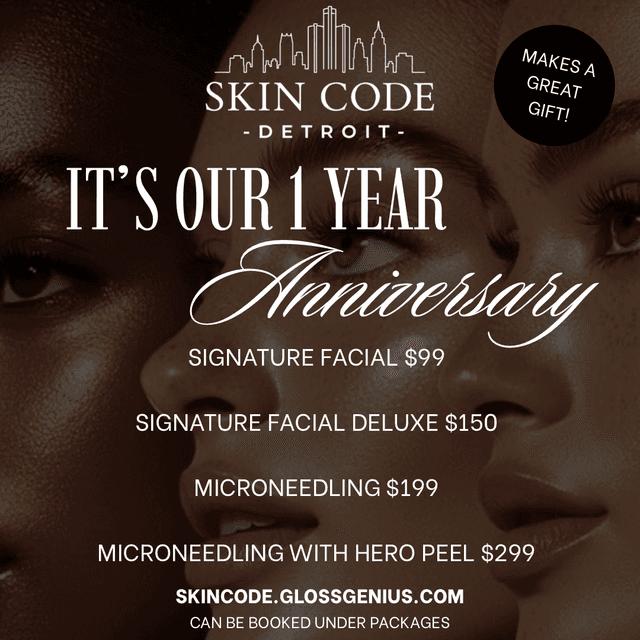 Signature Facial Deluxe at SKIN CODE X Detroit Dollface in Beverly Hills, MI