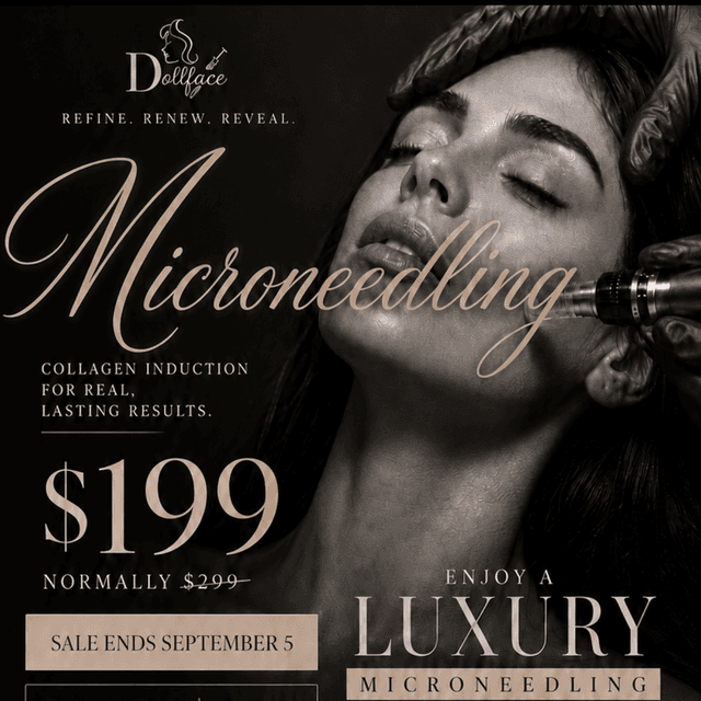 Microneedling SALE 2 Treatments at SKIN CODE X Detroit Dollface in Beverly Hills, MI